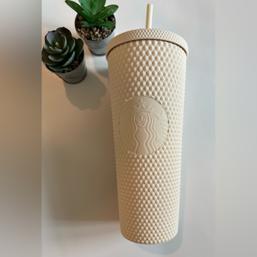 Starbucks white venti cup